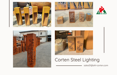 Corten Steel Garden Light